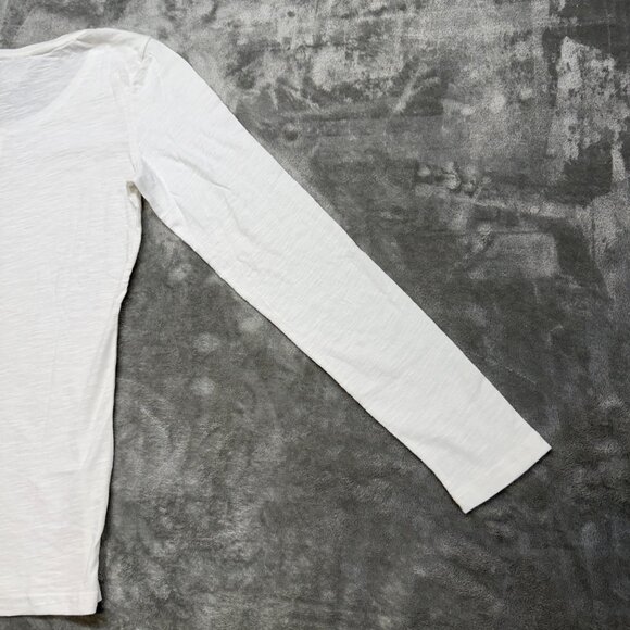 Ariat Dawn Henley long sleeve Shirt Womens Large Snow White 10013409 NWT - Picture 9 of 13